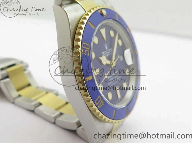 YG SS Maker LB Dial 126613 41mm Blue SS Bracelet Edition YG Best BP on Submariner 0108
